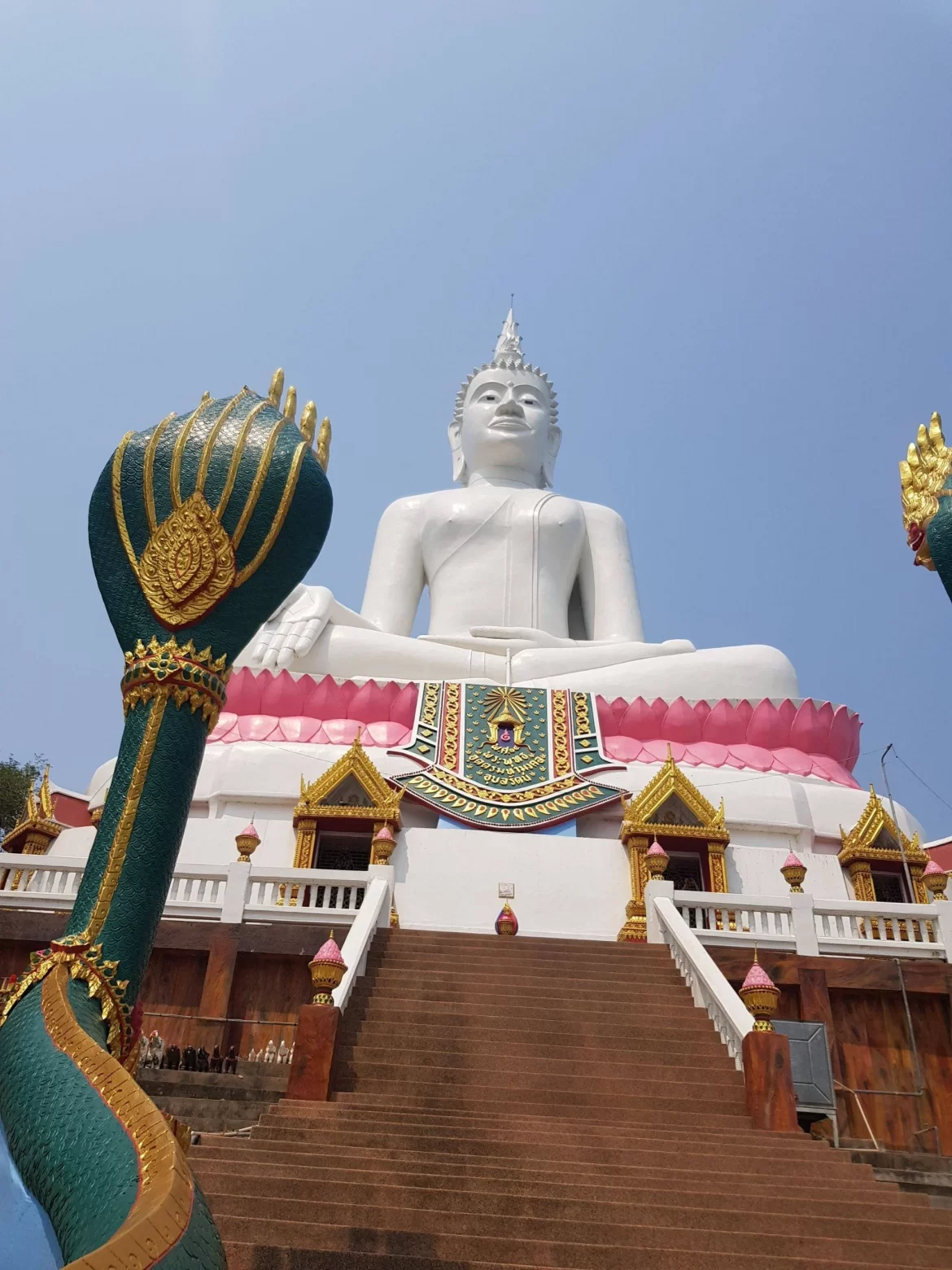 วัดพระพุทธบาทภูพานคำ ขอนแก่น วัดสวยพระใหญ่ พิชิตบันได 1,049 ขั้น อ.อุบลรันต์ จ.ขอนแก่น